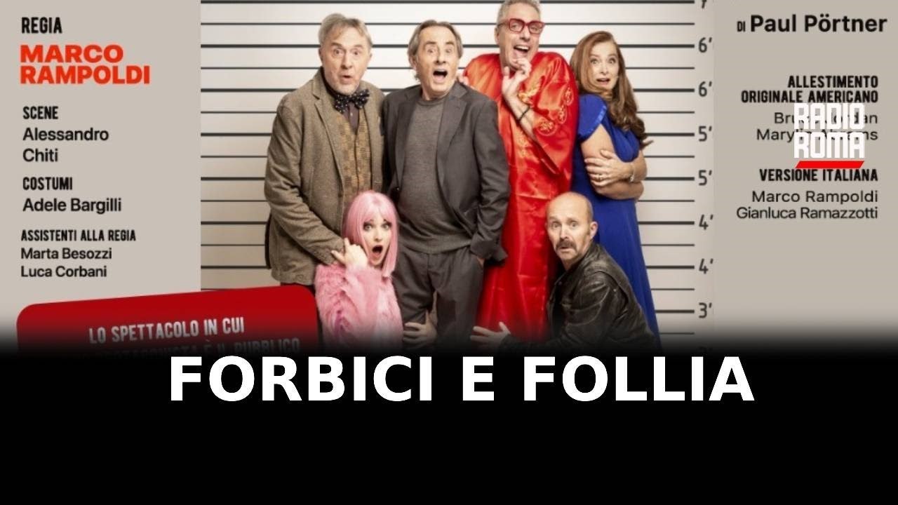 "Forbici e Follia", la prima stasera al Teatro Manzoni di Roma