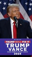 Primeras palabras de Trump tras su victoria