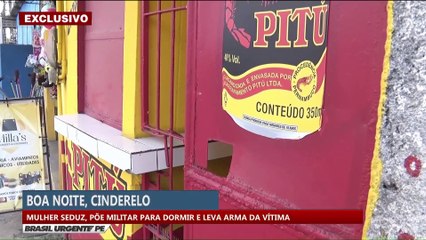 Cinderelo: Mulher seduz, põe militar para dormir e leva arma da vítima.