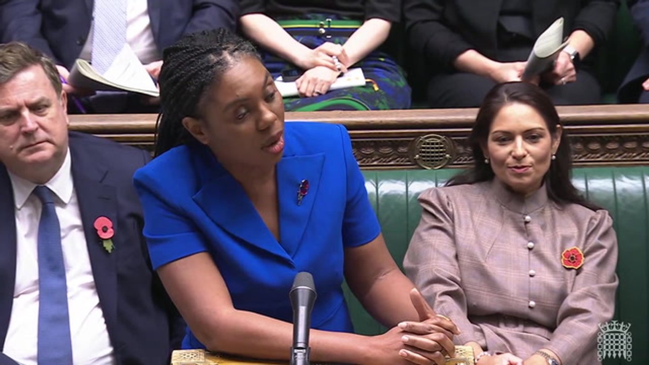 New Tory leader Kemi Badenoch in 'north London' jibe at her first PMQs