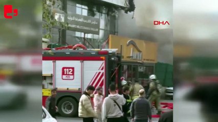 Özel okulda çıkan yangın söndürüldü