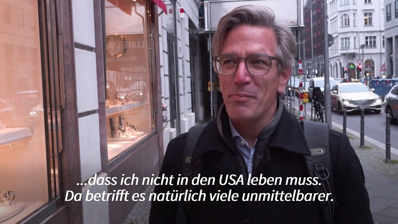 Trumps Wiederwahl: Das sagen Berliner