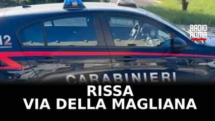 Rissa in via della Magliana, due feriti gravi