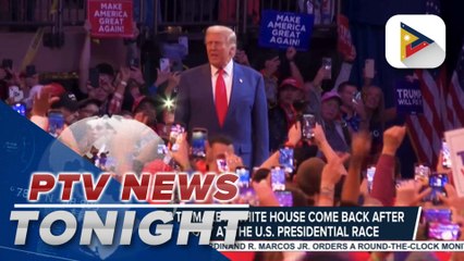 Donald Trump to make a White House come back after claiming victory at the U.S. presidential race