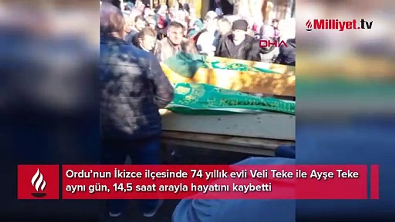 Ölüm bile onları ayıramadı! 74 yıllık evli çift saat içinde peşe peşe hayatını kaybetti