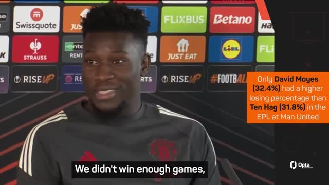 Onana backs United players to 'step up' for Amorim