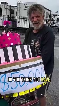 Millionaire blessed the homeless on bike with $50,000 and his story made us cry