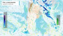 Restan dos frentes fríos más con tormentas y una fuerte crecida del Río de la Plata esta semana en Argentina