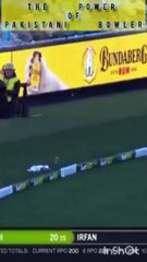 The power of Pakistani bowler Shaheen and Naseem batting