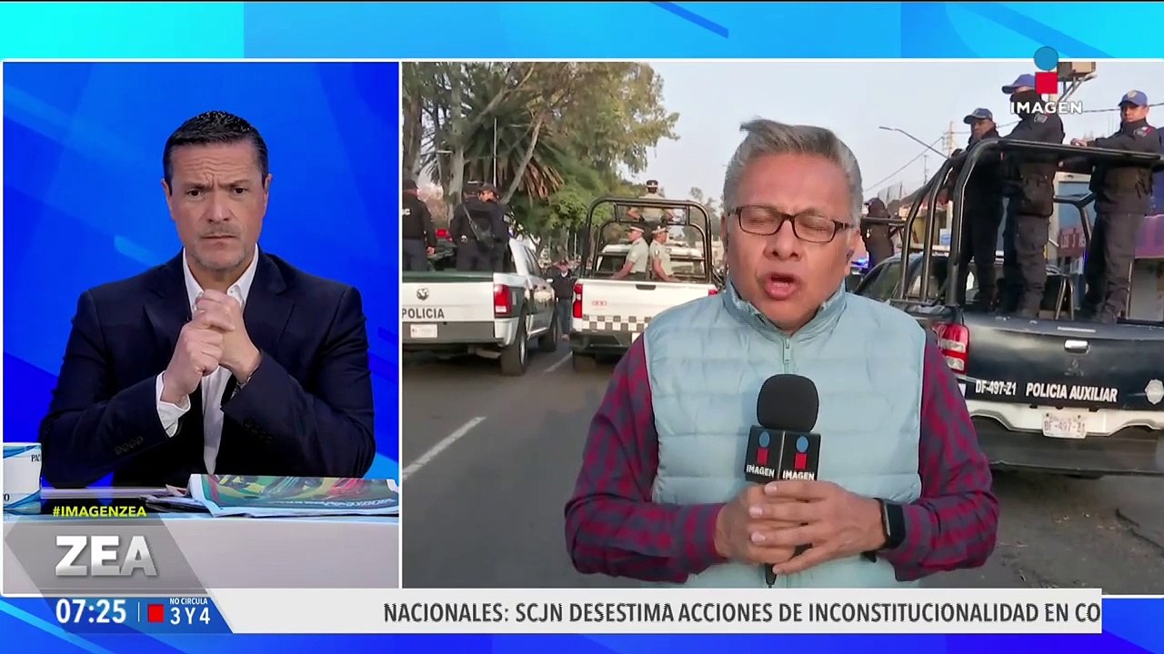 Despliegan operativos policiales en la alcaldía Gustavo A. Madero, CDMX