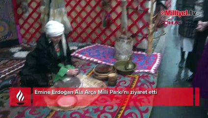 Emine Erdoğan'dan Ala Arça Milli Parkı'na ziyaret