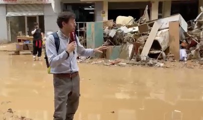 Juan Pablo Polvorinos ve "un halo de esperanza" en Paiporta: "Se va recuperando la normalidad"