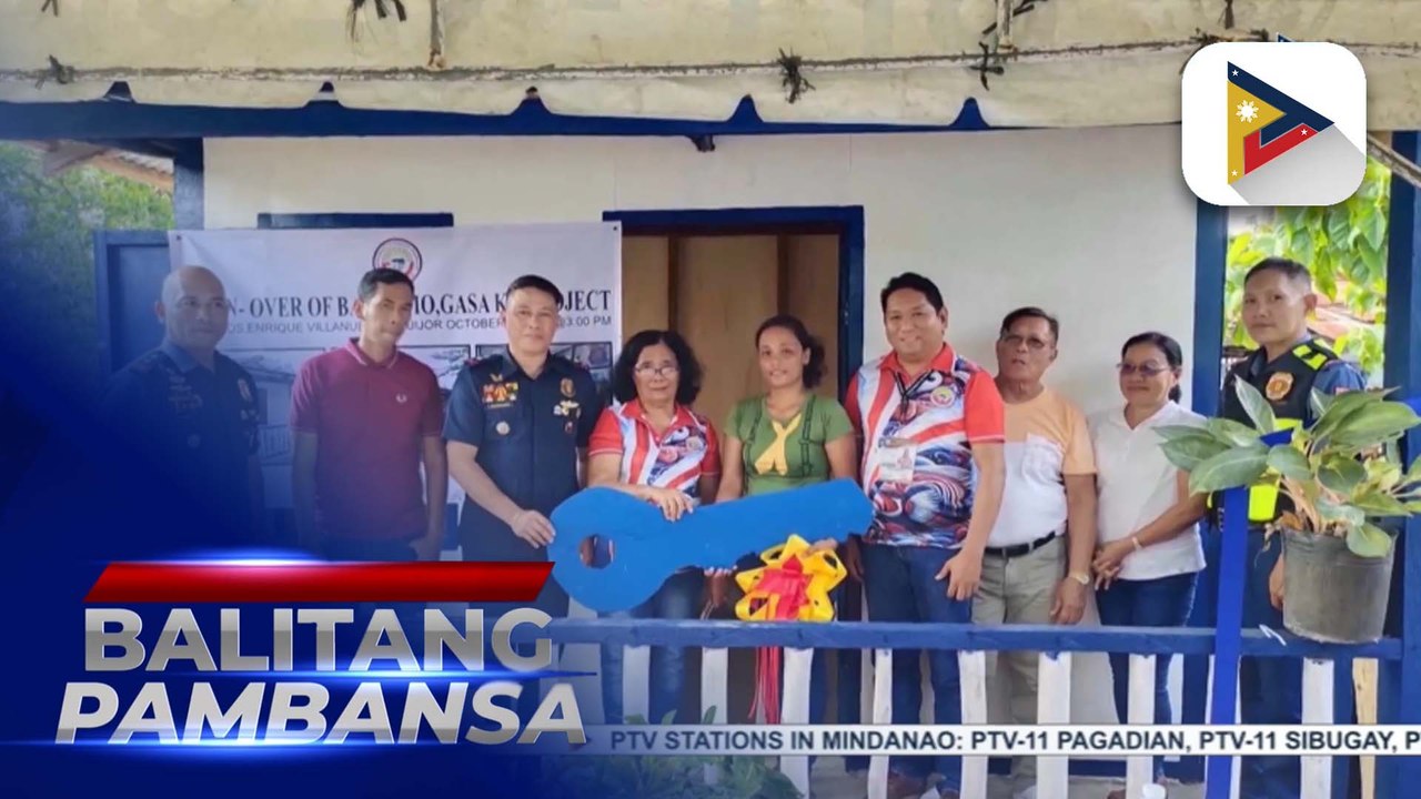 Siquijor Police Provincial Office turns over 40 housing units to beneficiaries of ‘Balay Mo, Gasa Ko’ project