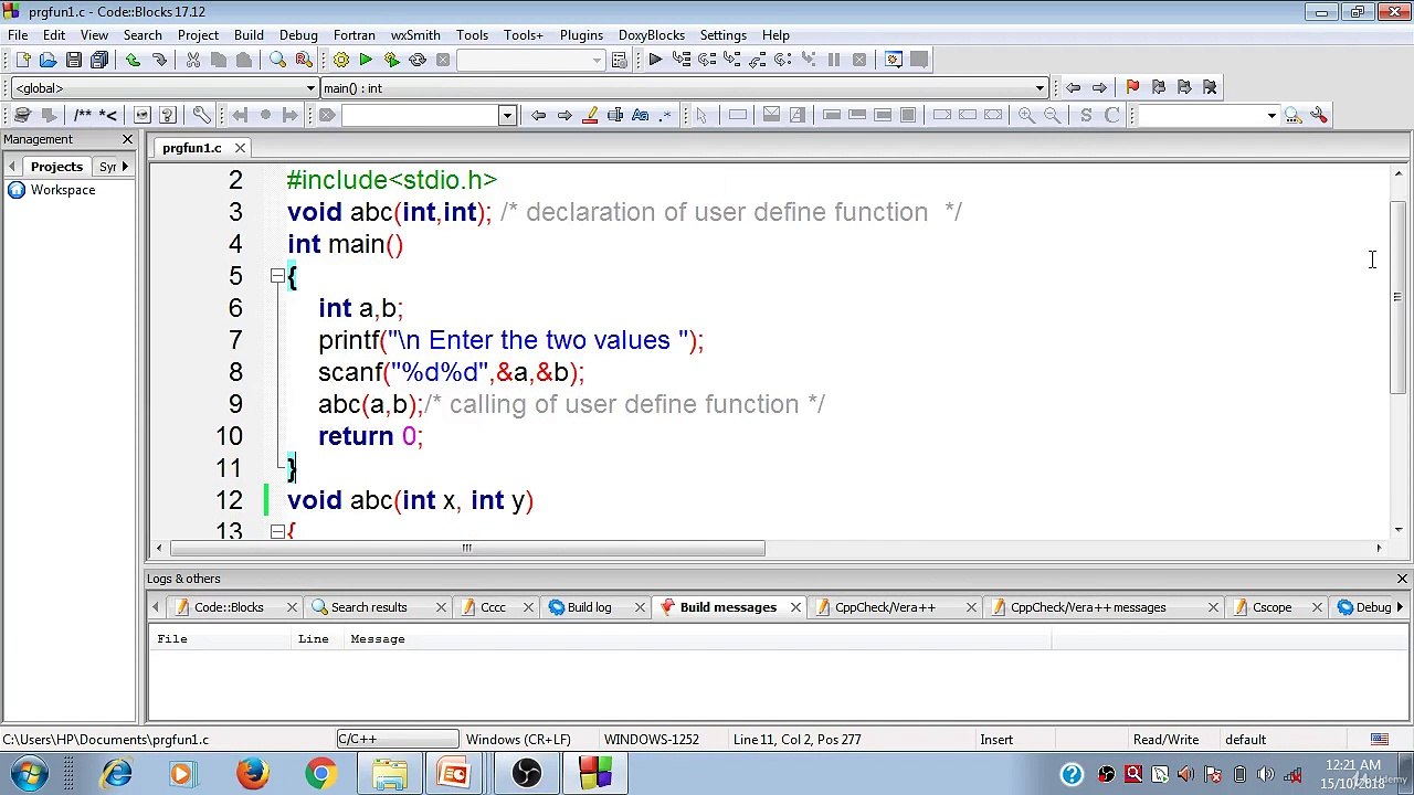 Learn Programming Technique C to Master Skills - Use of void with Function
