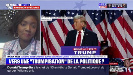Élections américaines: "Il n'y a pas d'équivalent de Donald Trump en France", explique Rama Yade, ancienne ministre