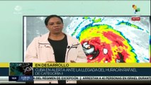 Gobierno cubano alerta ante la llegada del huracán Rafael