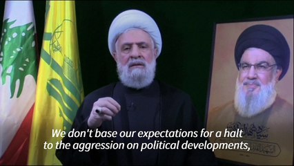 Hezbollah chief says ceasefire deal not hinged on who wins US election