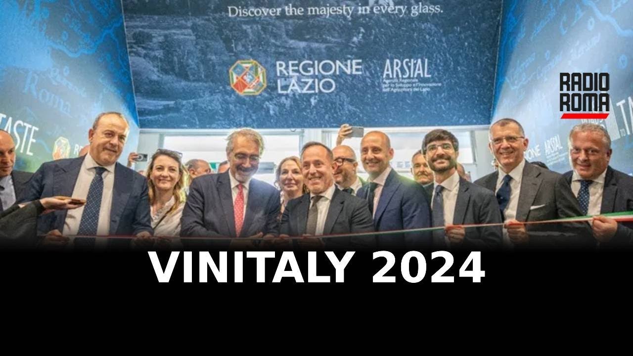 Vinitaly, inaugurato il padiglione Lazio