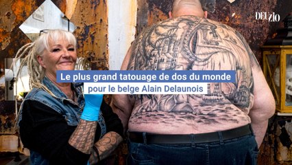Alain Delaunois, le géant tatoué