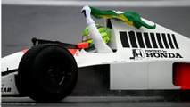 Hamilton Homenajea A Ayrton Senna Conduciendo Su Icónico McLaren