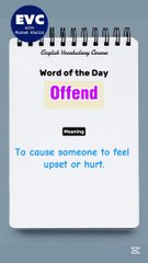 Master the Meaning of 'Offend' in English | Vocabulary & Speaking Tips