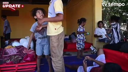 4.436 Jiwa Jadi Pengungsi Usai Gunung Lewotobi Laki-laki Erupsi