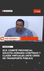 scz: Comité Provincial  solicita horario continuo y clases virtuales ante crisis de transporte público