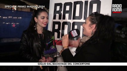 Giglio al Primo Maggio 2024 - Backstage di Radio Roma