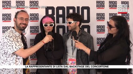 La Rappresentante di Lista al Primo Maggio 2024 - Backstage di Radio Roma