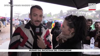 Munari al Primo Maggio 2024 - Backstage di Radio Roma