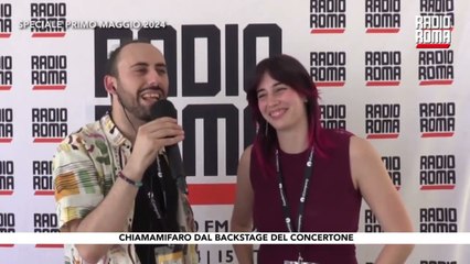 Chiamamifaro al Primo Maggio 2024 - Backstage di Radio Roma