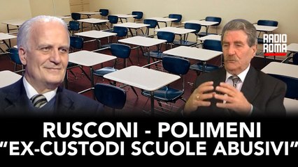 Prof. Mario Rusconi (ANP) e Giuseppe Polimeni sugli alloggi degli “ex custodi”