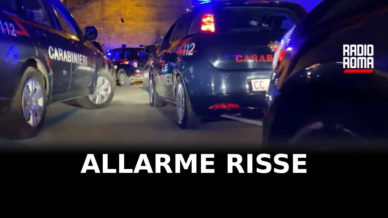 Roma, allarme risse nel fine settimana