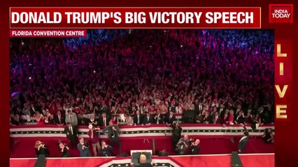 Donald Trump s Historic Victory Speech_  Golden Age of America  Says Donald Trump _ India Today