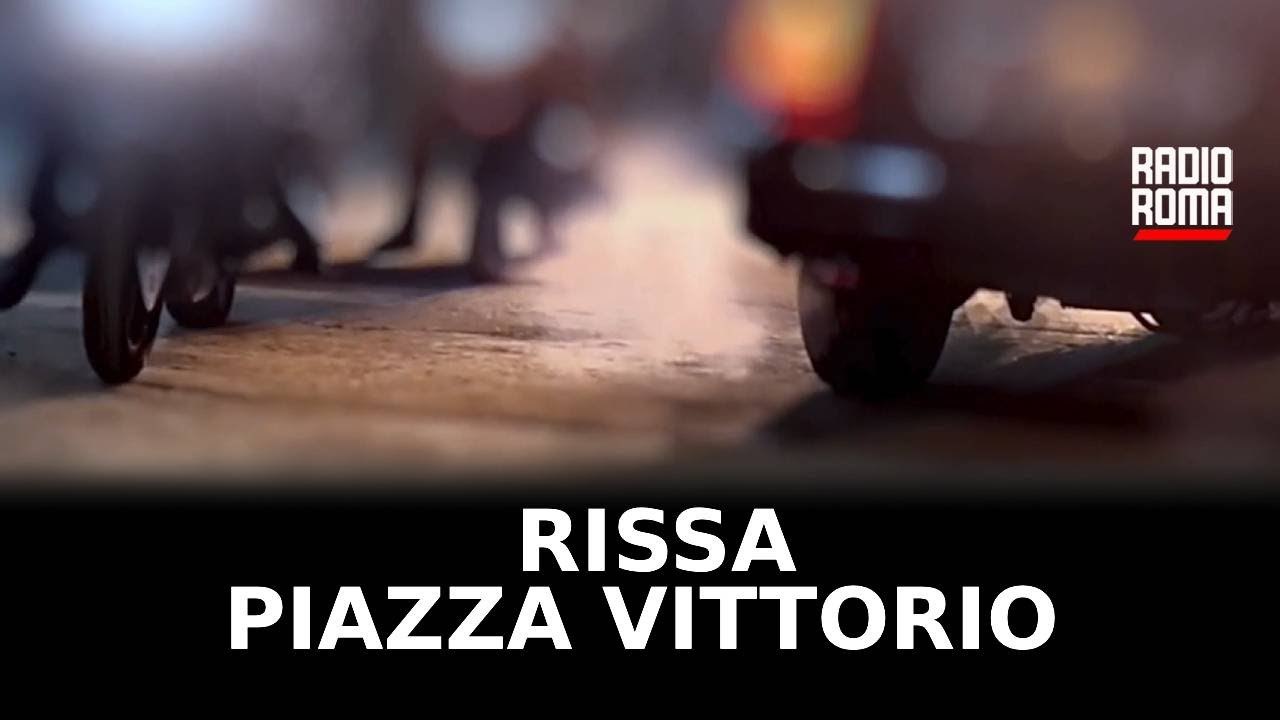 Rissa in Piazza Vittorio a Roma