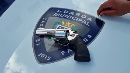 Mendigo em posse de revólver Rossi Calibre .38 é detido pela Guarda Municipal