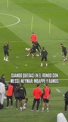 El rondo más futbolístico con Messi, Ramos, Neymar y Mbappé