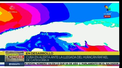 Cuba en alerta por huracán Rafael categoría III