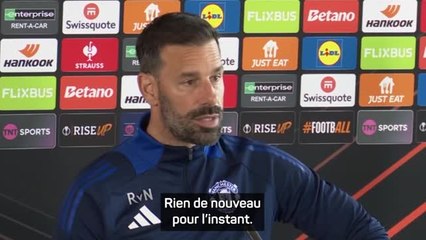 Man Utd - Van Nistelrooy : "Pas de contact avec Amorim"