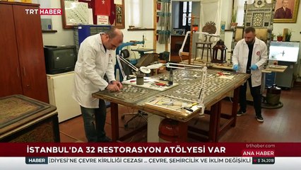Tarihi eserler Sedef Atölyesi'nde hayat buluyor