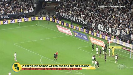 Cabeça de porco arremessada no gramado | Melhor da Noite