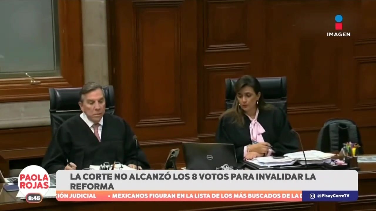 La Suprema Corte no alcanzó los ocho votos para invalidar la reforma judicial