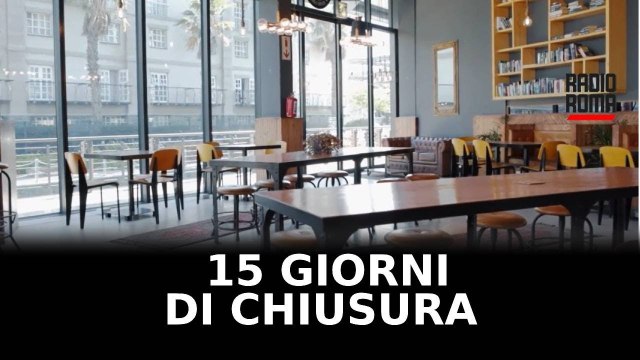 Roma, stretta dehors: 15 giorni di chiusura per gli esercizi