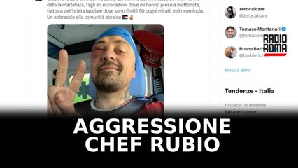 Chef Rubio aggredito davanti alla sua abitazione