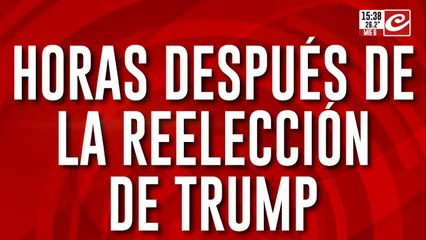 Horas después de la reelección de Trump, Crónica sigue en Nueva York