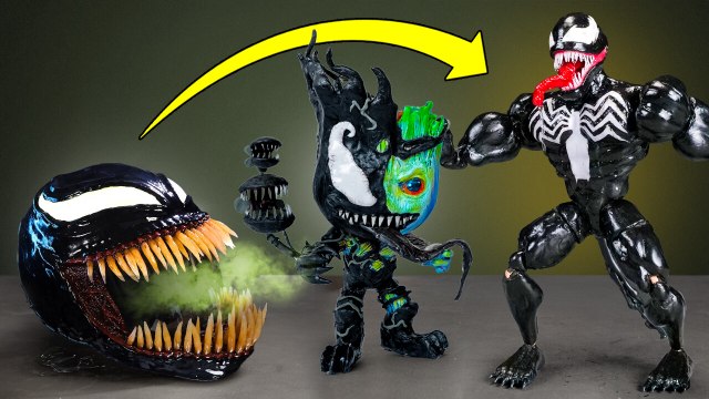 DIY Venom Evolution 🖤 The Most Incredible Superhero Crafts with Unexpected Twists