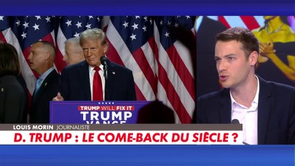 Louis Morin : «Trump a pris le parti clairement d'assumer qui il était.»