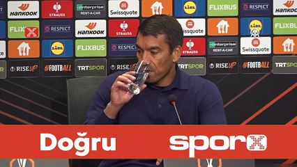Giovanni van Bronckhorst: "Sonuçtan dolayı mutluyum"