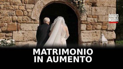 Matrimoni in aumento nel Lazio
