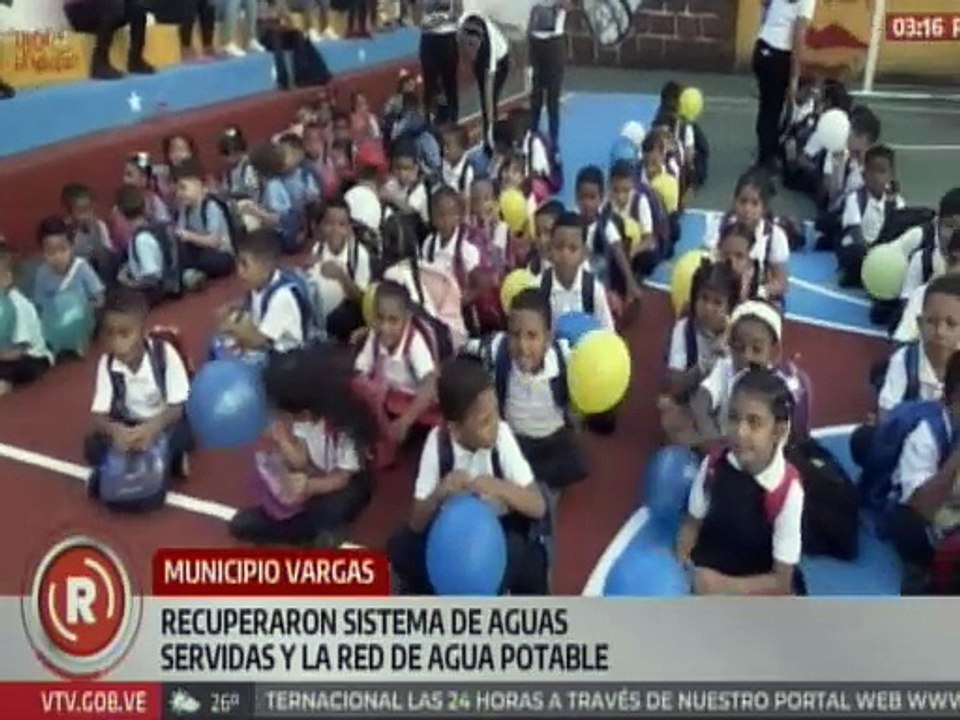La Guaira | Autoridades beneficiaron a estudiantes con rehabilitación de la escuela Luis Castro
